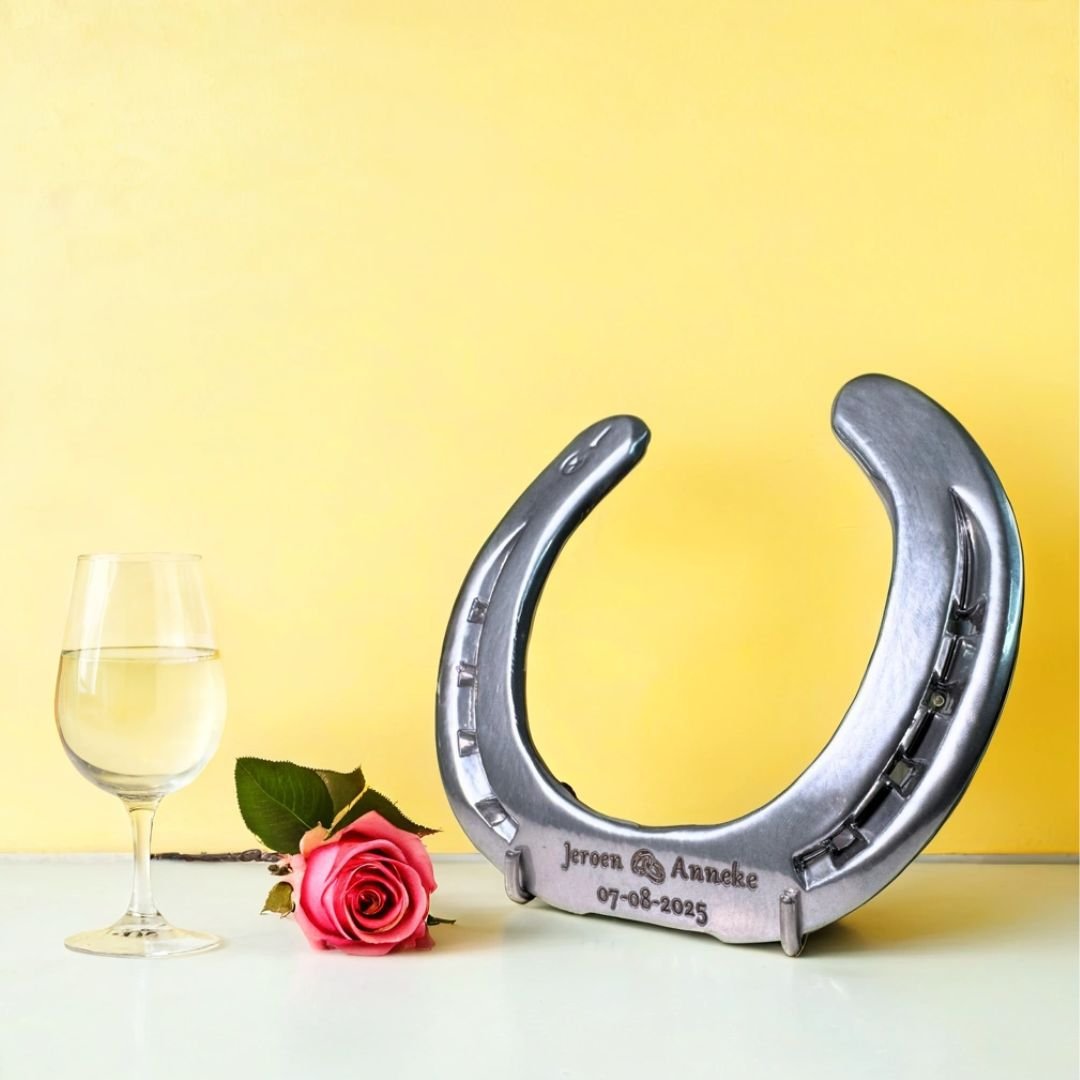 Chroom hoefijzer - Hoefijzergeschenk.nl
