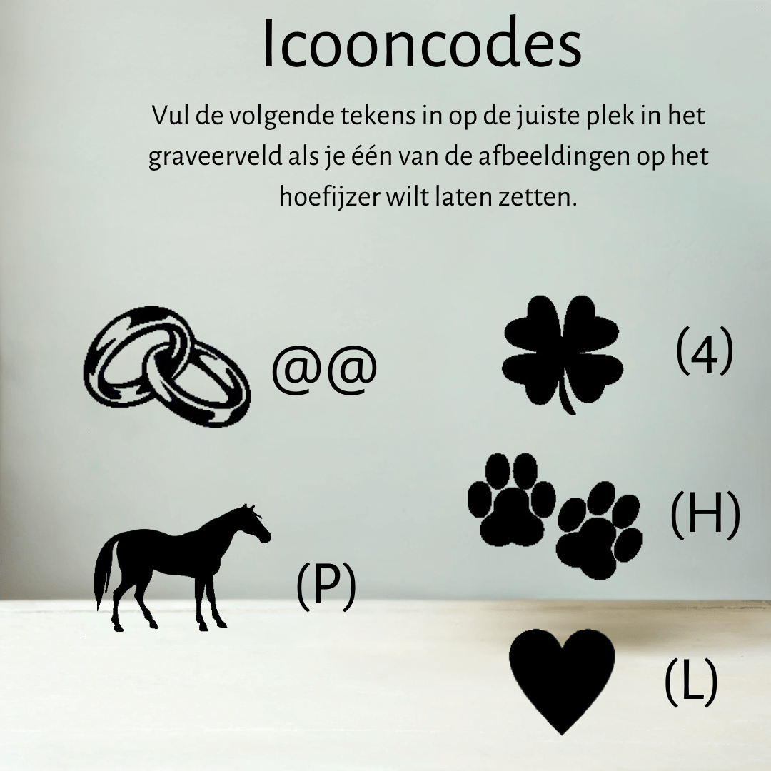 Eigen hoefijzer graveren met persoonlijke tekst - Hoefijzergeschenk.nl