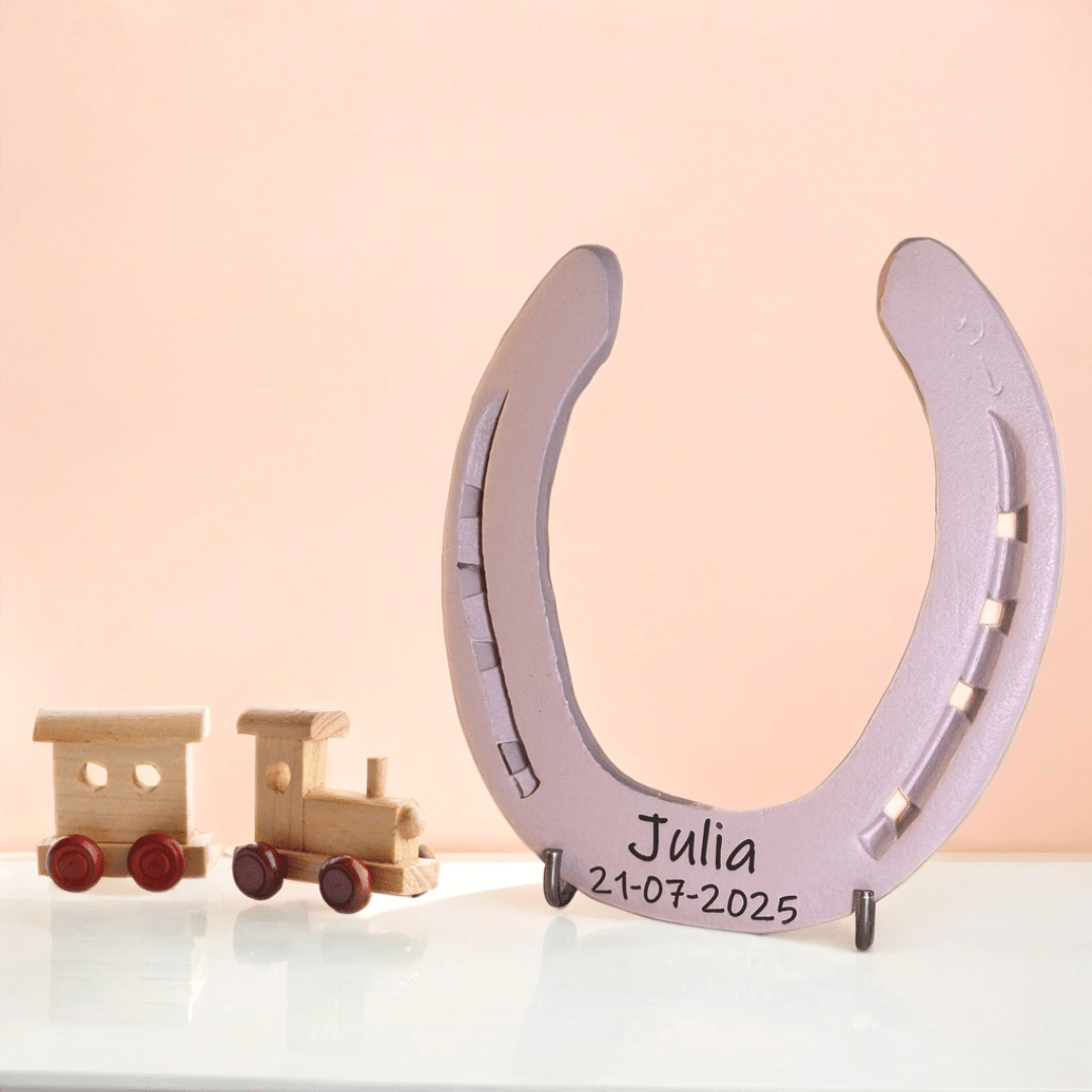 Roze hoefijzer - Hoefijzergeschenk.nl
