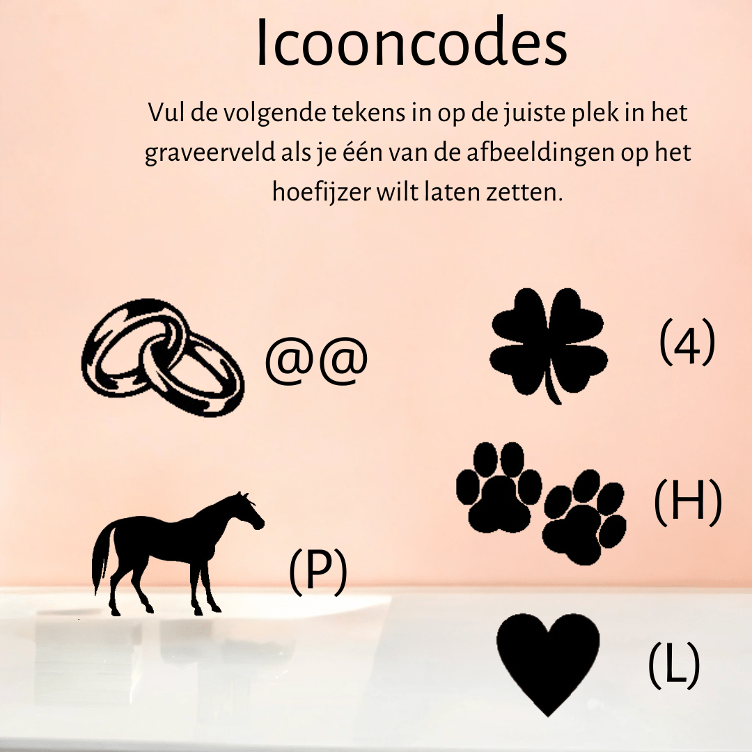 Roze hoefijzer - Hoefijzergeschenk.nl