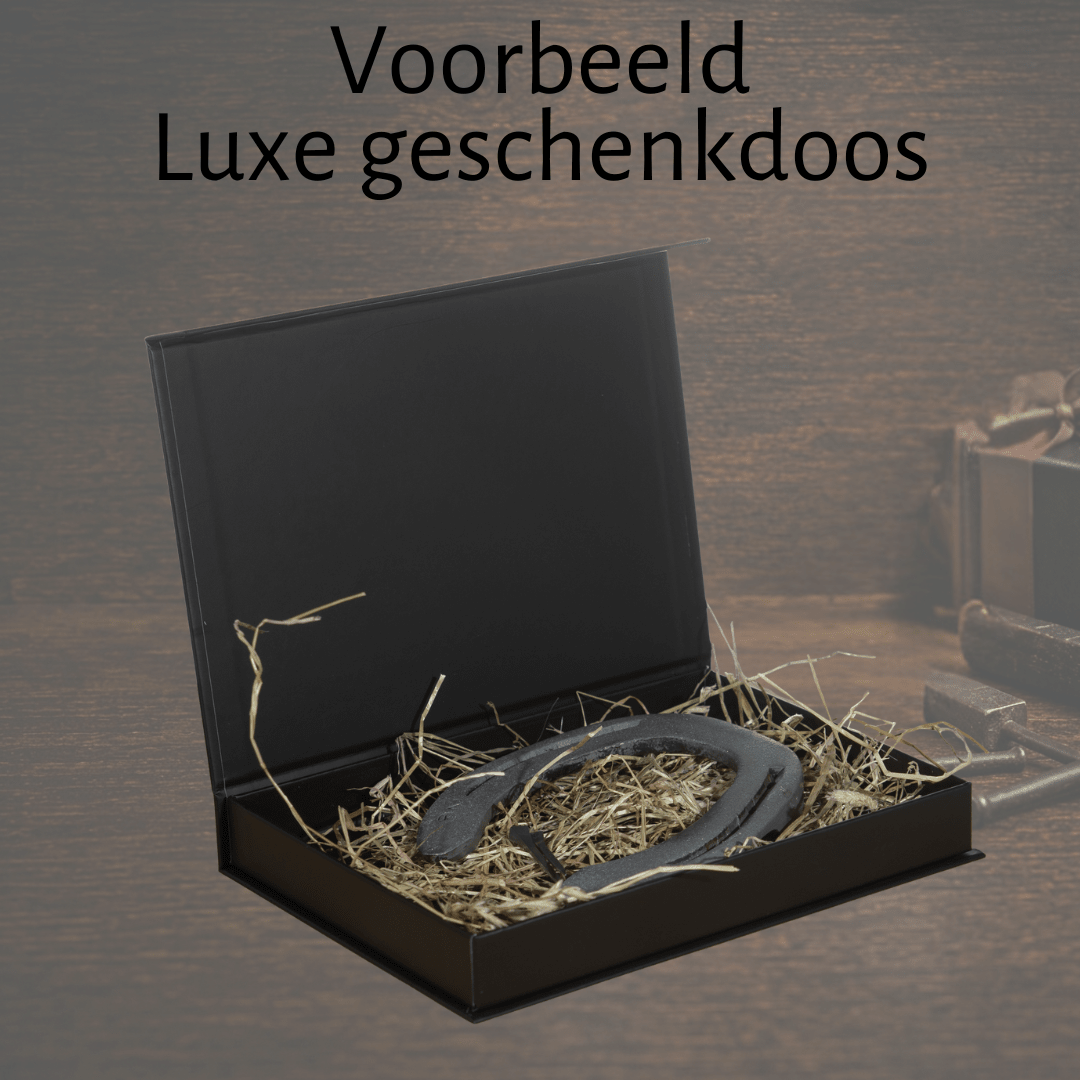 Naturel hoefijzer voor Vaderdag - Hoefijzergeschenk.nl