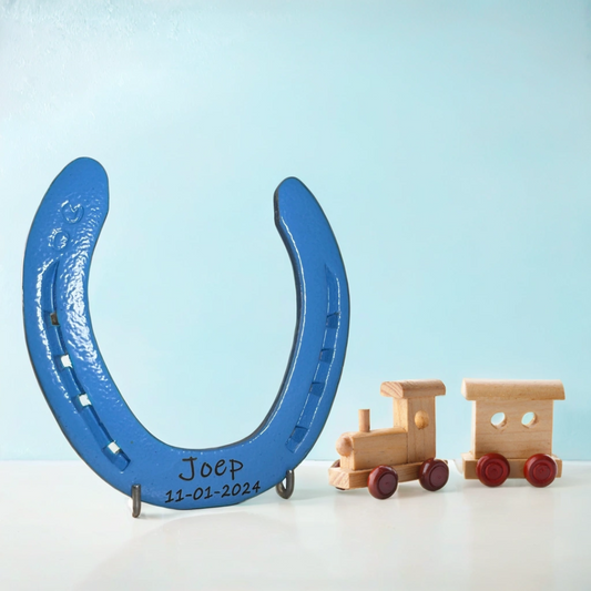Blauw hoefijzer