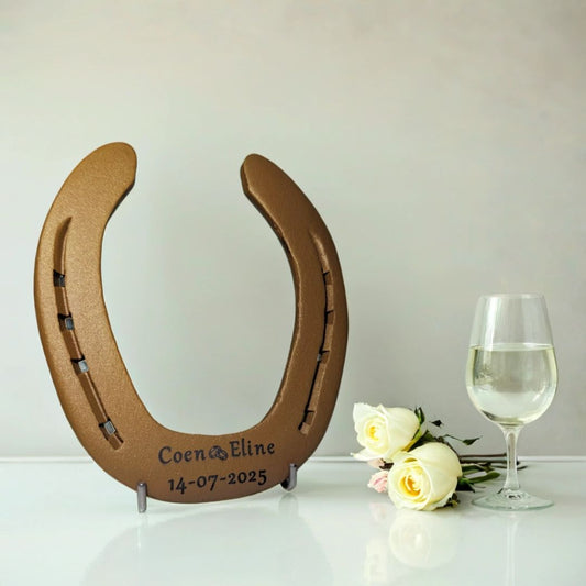 Gouden hoefijzer - Hoefijzergeschenk.nl