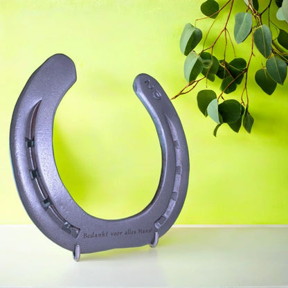 Hoefijzergeschenk persoonlijke tekst - Hoefijzergeschenk.nl