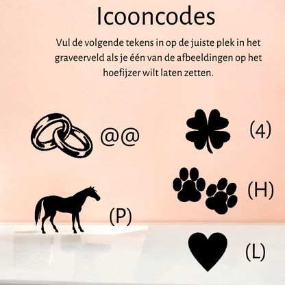 Roze hoefijzer - Hoefijzergeschenk.nl