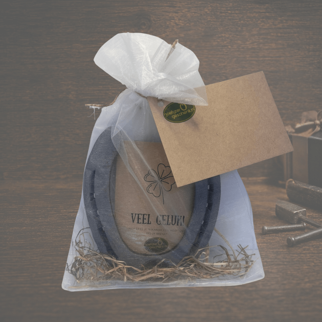 Naturel hoefijzer voor Vaderdag - Hoefijzergeschenk.nl